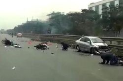 Ma men gây tai nạn liên hoàn ở Hà Nội nồng độ cồn kịch khung