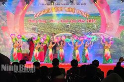 Các địa phương tổ chức chương trình nghệ thuật mừng Đảng, mừng Xuân Quý Mão