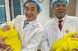 Những em bé chào đời đúng thời khắc Giao thừa Tết Quý Mão