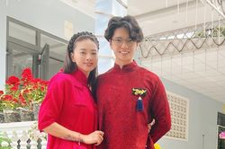 Ngày đầu năm của những vợ chồng son trong showbiz Việt: Diệu Nhi - Anh Tú 'bất ổn', Ngô Thanh Vân đỏ rực