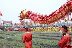 Rộn ràng trống Đọi ngày xuân