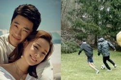 Choáng với chiều cao ở tuổi 14 của quý tử nhà Kwon Sang Woo và Á hậu 'dâu hụt' đế chế Samsung
