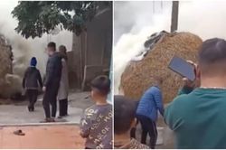 Đến nhà bà chúc Tết đầu năm mới, hai thằng cháu khiến cả họ nháo nhào vì hành động này
