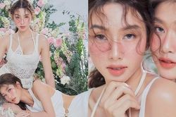 Hoa hậu Thùy Tiên, Thiên Ân lạ lẫm với tạo hình nàng tiên hoa trong veo ngọt ngào