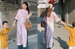 Khoe ảnh cùng con trai đi chúc Tết, Hòa Minzy gặp phải bình luận kém duyên