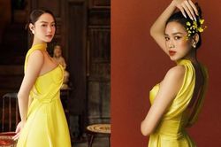 Minh Hằng cực có duyên 'đụng hàng' Hoa hậu Đỗ Thị Hà: Chênh lệch chiều cao thì đã sao?