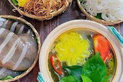 Mực nhúng lá giang lạ miệng dễ làm