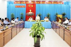 Thường trực Tỉnh ủy An Giang đánh giá tình hình tổ chức Tết Nguyên đán Quý Mão 2023