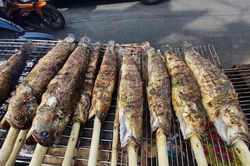 Vì sao cá lóc nướng lại được người dân xếp hàng mua ngày vía Thần Tài?