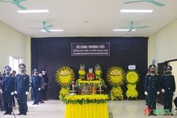 Tổ chức trọng thể lễ truy điệu Thiếu tá, phi công Trần Ngọc Duy