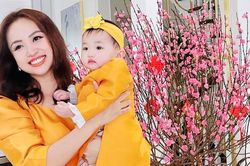 Làm mẹ lần 2 sau 13 năm với chồng mới, Vân Hugo sống viên mãn với gia đình nhỏ trong ngôi nhà hoa hồng