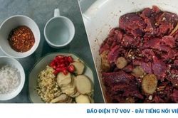 Mẳm thịt bò - món ngon độc lạ của người Thái Tây Bắc