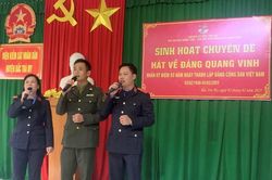 Tổ chức sinh hoạt chuyên đề Kỷ niệm 93 năm thành lập Đảng Cộng sản Việt Nam