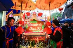 Hà Nội: Độc đáo lễ hội rước 17 'ông lợn' ở xã La Phù