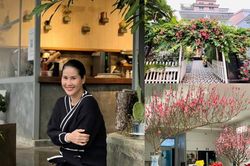 Bên trong cơ ngơi bề thế như vườn thiên nhiên của Thân Thúy Hà