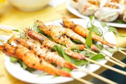 Tôm nướng sa tế: Vị thơm ngon, cay nồng khó cưỡng