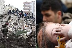 Video kinh hoàng khi nhà cửa sập xuống trong động đất mạnh liên tiếp ở Thổ Nhĩ Kỳ và Syria