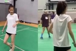 Baifern và Nine công khai hẹn hò đánh cầu lông