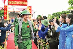 Sẵn sàng rèn luyện, cống hiến vì sự bình yên của Tổ quốc
