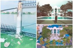 Cận cảnh căn biệt thự triệu đô của Vũ Khắc Tiệp gặp sự cố