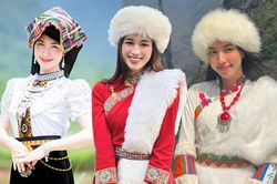 Thùy Tiên, Đỗ Hà và dàn mỹ nhân Việt khoe sắc trong trang phục dân tộc