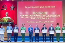 Quận Thanh Xuân:Khen thưởng 29 tập thể, cá nhân có thành tích trong công tác PCCC