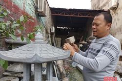 Nghề chế tác đá làng Nhồi