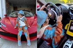 Cậu bé 3 tuổi lái siêu xe điêu luyện