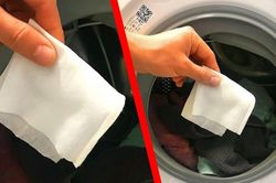 Bỏ 1 tờ giấy ướt vào máy giặt, hiệu quả bất ngờ, giải quyết vấn đề nhà nào cũng gặp