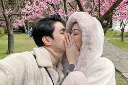 Bình An - Phương Nga hâm nóng tình cảm bằng chuyến du lịch đầu năm, liên tục phát cẩu lương bên xứ Đài