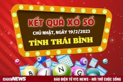 Xổ số Thái Bình 19/2/2023 - kết quả XSTB hôm nay 19/2