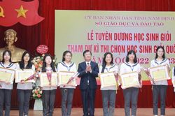 Nam Định tuyên dương 93 học sinh giỏi dự kỳ thi cấp quốc gia