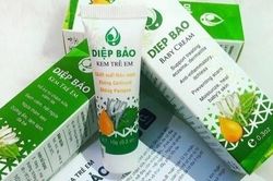 Kem bôi trẻ em Diệp Bảo bị Bộ Y tế yêu cầu thu hồi, tiêu hủy trên toàn quốc
