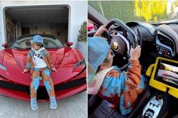 Cậu bé 3 tuổi 'khoe' kỹ năng lái siêu xe đỉnh cao