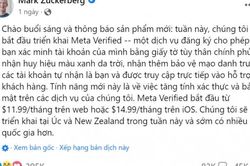 Hết thời bỏ trăm triệu đồng để làm tích xanh Facebook