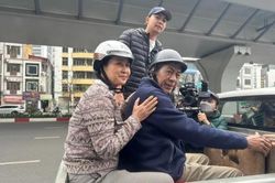 NSND Lan Hương kể chuyện 'ngồi bán tải quay cảnh chạy xe máy'