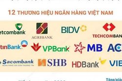 Ngân hàng Việt nào lọt Top 500 thương hiệu ngân hàng giá trị nhất thế giới?