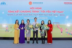 2,5 triệu học sinh mầm non được tiếp cận chương trình 'Tôi yêu Việt Nam' năm học 2022 - 2023