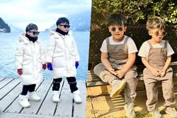 Mê mẩn với gu thời trang chẳng thua kém fashionista chính hiệu của cặp song sinh 'gây bão' mạng xã hội