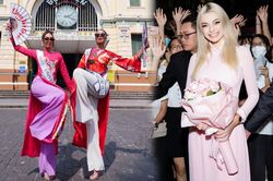 Khi dàn hậu quốc tế diện áo dài Việt Nam: Ấn tượng nhất là Miss Universe 2022