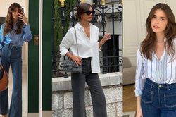 Tham khảo cách diện áo sơ mi thanh lịch như phụ nữ Pháp