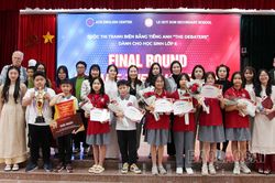 Trường THCS Lê Quý Đôn tổ chức thành công cuộc thi tranh biện tiếng Anh 'The Debaters'