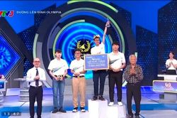 Đường Lên Đỉnh Olympia: Dẫn đầu 4 phần thi, nam sinh Bình Định về đích đầy thuyết phục