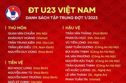 HLV Troussier công bố danh sách U23 Việt Nam chuẩn bị SEA Games 32