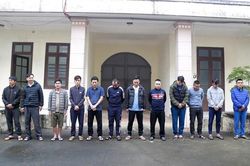 Hà Tĩnh: Khởi tố 12 đối tượng về tội 'Tổ chức đánh bạc' và 'Đánh bạc'
