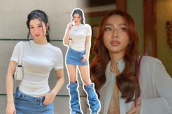 Á hậu Phương Nhi diện váy ngắn cũn xuống phố, dù 'đụng hàng' nhưng vẫn vượt mặt đàn chị Hoa hậu