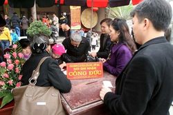 Từ ngày 19/3/2023: Công khai, minh bạch tiền công đức