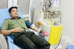 Gặp Thượng úy Công an 20 lần hiến máu cứu người