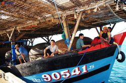 Hỗ trợ 131 tàu cá tại vùng biển Trường Sa bị ảnh hưởng điều kiện thời tiết xấu