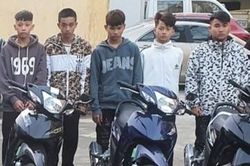 Nhóm thanh niên ở Thanh Hóa mang hung khí đi giải quyết mâu thuẫn